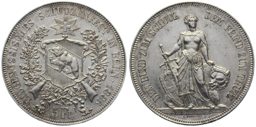 1885 Bern - 5 Franken